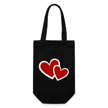 Muttertags Geschenk Mutter Muttertag Geschenkidee  - Geschenkbeutel für Flaschen - Schwarz - Vorne