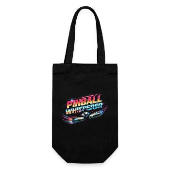 Pinball Whisperer Pinball Player - Gift Bag for Bottles - black - Front