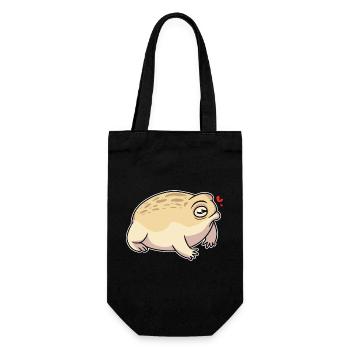 Frosch Desert Rain Frog - Geschenkbeutel für Flaschen - Schwarz - Vorne