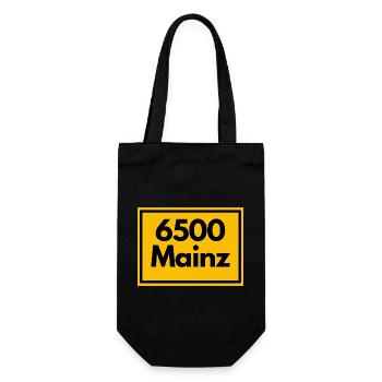 ANCIEN CODE POSTAL RETRO 6500 MAINZ MEEENZ - Sac à bouteille - noir - Devant