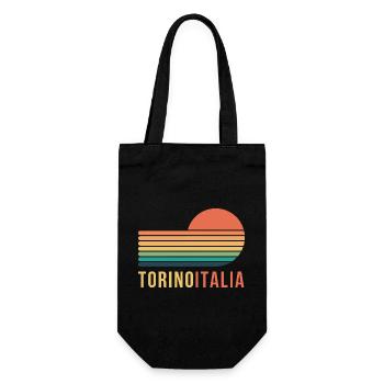 Turin, Italie - Sac à bouteille - noir - Devant