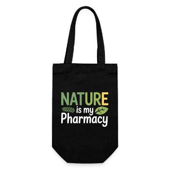 Zertifizierte Klinisch-Organische Pharmazeutische - Geschenkbeutel für Flaschen - Schwarz - Vorne