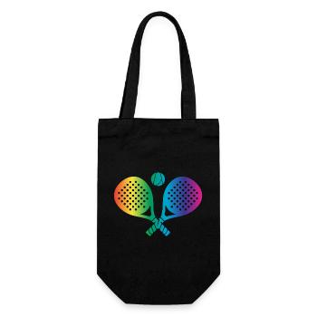 Padel Sport - Gift Bag for Bottles - black - Front