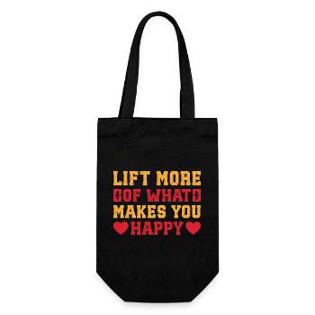 Le bodylifting fitness vous rend heureux - Sac à bouteille - noir - Devant