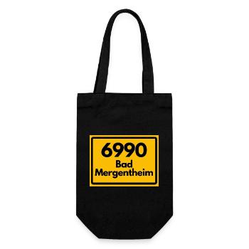 ANCIEN CODE POSTAL RETRO 6990 BAD MERGENTHEIM - Sac à bouteille - noir - Devant