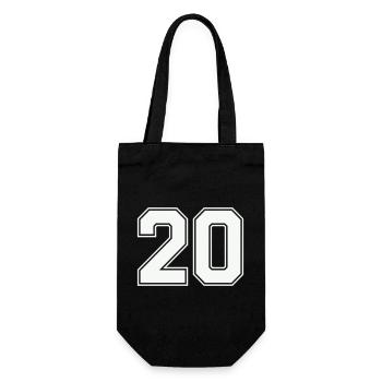 20- - Gift Bag for Bottles - black - Front