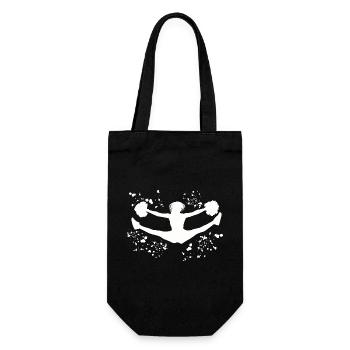 Cheerleader Cheer Mom Cheerleading - Gift Bag for Bottles - black - Front