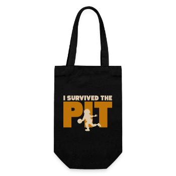 I Survived the Pit - Gift Bag for Bottles - black - Front