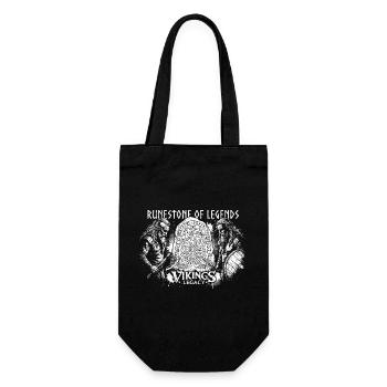 Runestone of Legends - Geschenkbeutel für Flaschen - Schwarz - Vorne