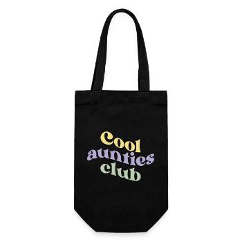Auntie Club - Gift Bag for Bottles - black - Front