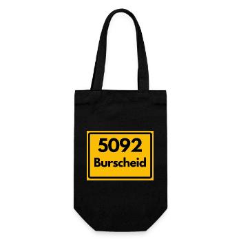 ALTE POSTLEITZAHL 5092 PLZ 51399 BURSCHEID NORDRHE - Geschenkbeutel für Flaschen - Schwarz - Vorne