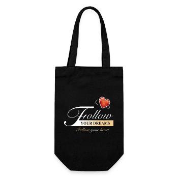 Follow_your_dreams - Sac à bouteille - noir - Devant