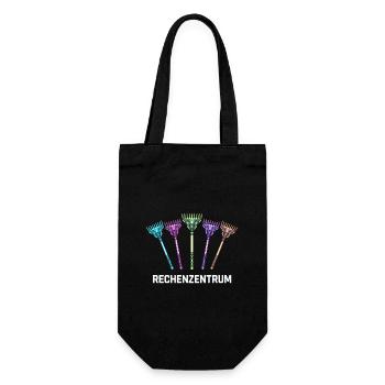 Rechenzentrum Gärtner Garten Gartenarbeit - Geschenkbeutel für Flaschen - Schwarz - Vorne