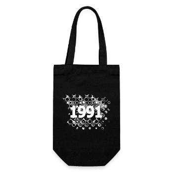 Bubbles 1991 - Geschenkbeutel für Flaschen - Schwarz - Vorne