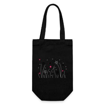 grashalme - Gift Bag for Bottles - black - Front