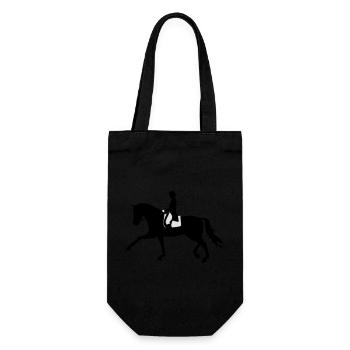 2541614 129634992 cheval de dressage - Sac à bouteille - noir - Devant