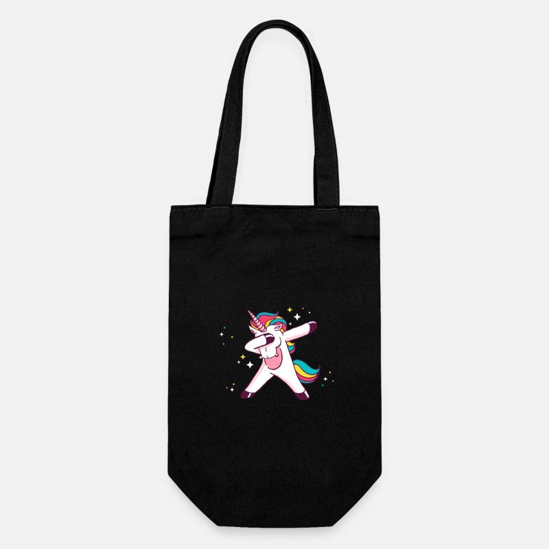 Unicorn - Gift Bag for Bottles - black
