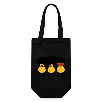 Funky Chicks - Sac à bouteille - noir - Devant