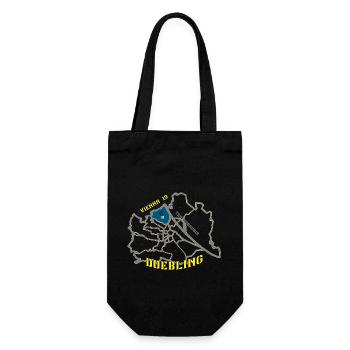 Döbling Wien 19 - Geschenkbeutel für Flaschen - Schwarz - Vorne
