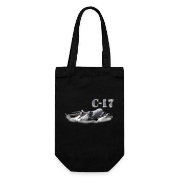 C-17 - Gift Bag for Bottles - black - Front