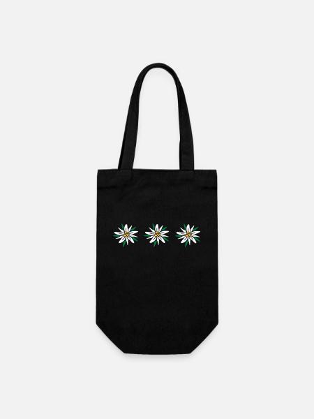 Edelweiss - Gift Bag for Bottles - black