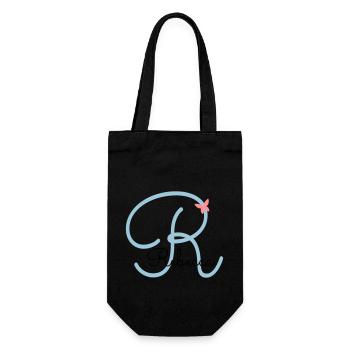 Rebecca nom de famille - Sac à bouteille - noir - Devant