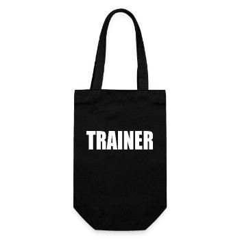 Trainer - Geschenkbeutel für Flaschen - Schwarz - Vorne