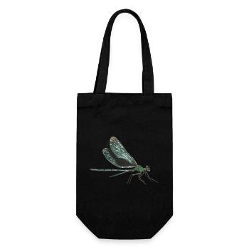 Dragonfly dragonfly - Gift Bag for Bottles - black - Front