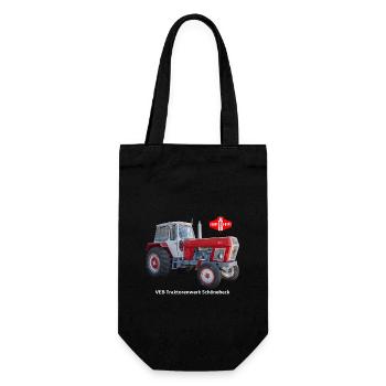 Trecker ZT300 VEB Traktorenwerk Schönebeck - Geschenkbeutel für Flaschen - Schwarz - Vorne