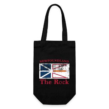 Drapeau de Terre-Neuve - Sac à bouteille - noir - Devant