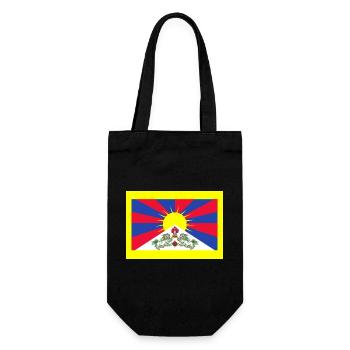 Tibet - Gift Bag for Bottles - black - Front