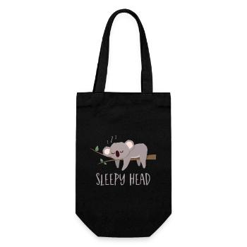 Koala Sleepy Head - Koala - Gift Bag for Bottles - black - Front