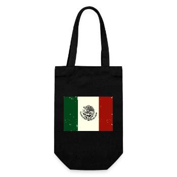 Mexico - Geschenkbeutel für Flaschen - Schwarz - Vorne