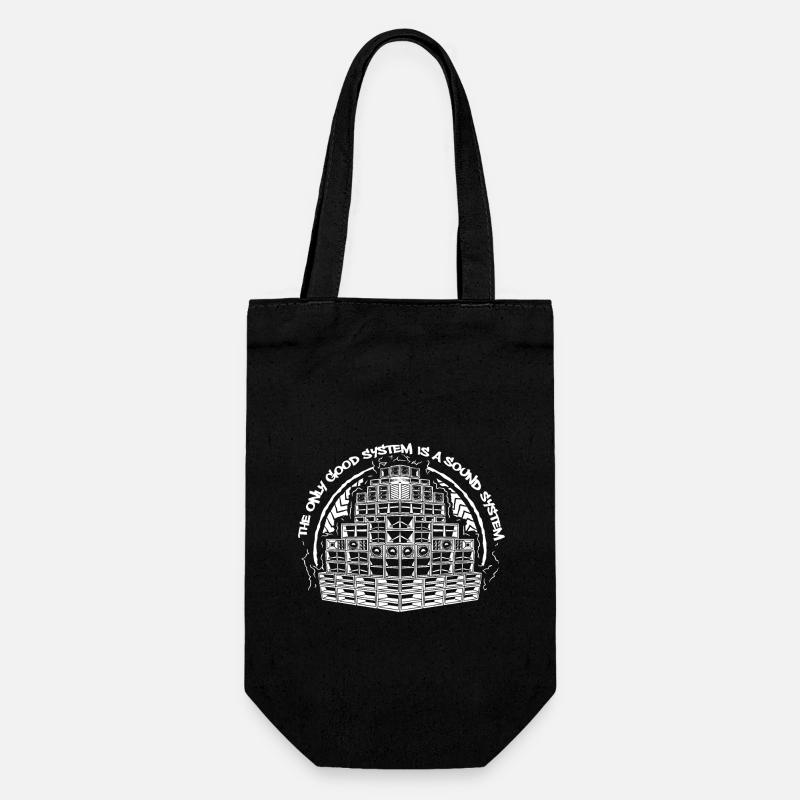 The Only Good System is a Sound System - Sac à bouteille - noir