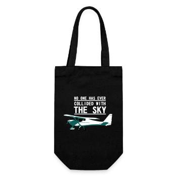 fk9 Aircraft Pilot Pilot Ultralight Aircraft UL - Gift Bag for Bottles - black - Front