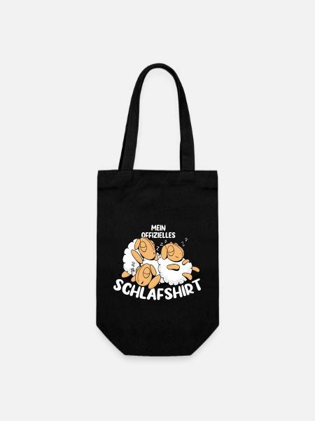 MEIN OFFIZIELLES SCHLAFSHIRT - Geschenkbeutel für Flaschen - Schwarz