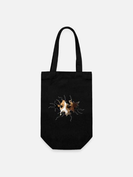 Jack Russell Brèche - Sac à bouteille - noir