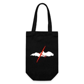 87 Planeur Planeur Pilote - Sac à bouteille - noir - Devant