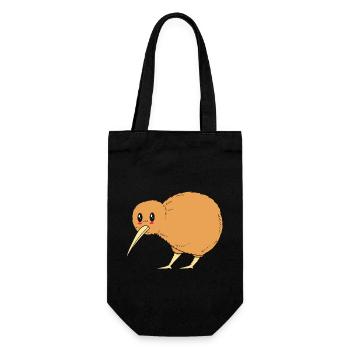 kiwi-oiseau kiwi - Sac à bouteille - noir - Devant