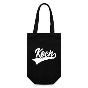 KOCH CHEFKOCH KOCHEN - Geschenkbeutel für Flaschen - Schwarz - Vorne