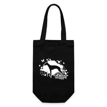 WHIPPET Dogs Mama Dog Greyhound Wilsigns - Gift Bag for Bottles - black - Front