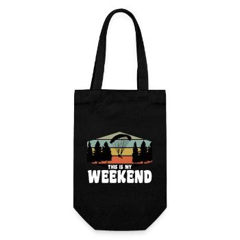 This is my Weekend Paragleiten Paragleiter Spruch - Sac à bouteille - noir - Devant