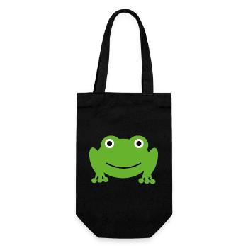 Grenouille - Sac à bouteille - noir - Devant