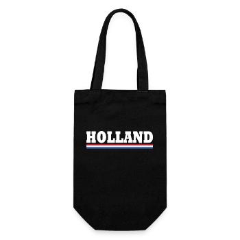 Drapeau de la Hollande - Sac à bouteille - noir - Devant