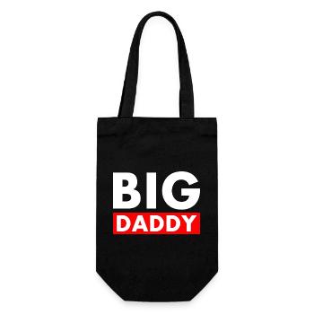 BIG DADDY - Geschenkbeutel für Flaschen - Schwarz - Vorne