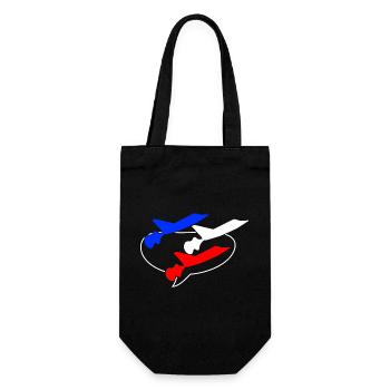 Patrouille de France bleu blanc rouge - Sac à bouteille - noir - Devant