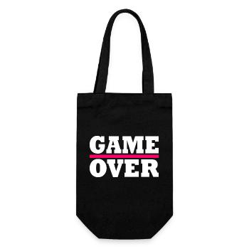 Game over - Sac à bouteille - noir - Devant