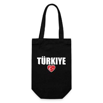 Türkiye Vintage Drapeau Turc Turquie Turque - Sac à bouteille - noir - Devant