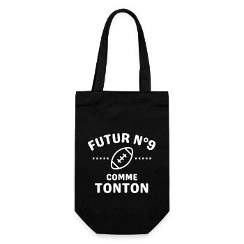 T-shirt Rugby Cadeau Humour Futur 9 - Sac à bouteille - noir - Devant