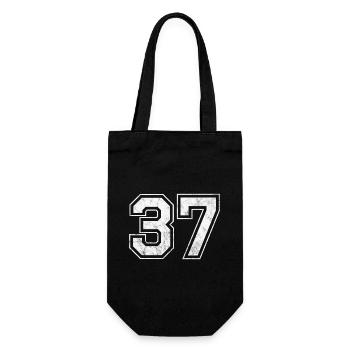 Anzahl 37 - Geschenkbeutel für Flaschen - Schwarz - Vorne